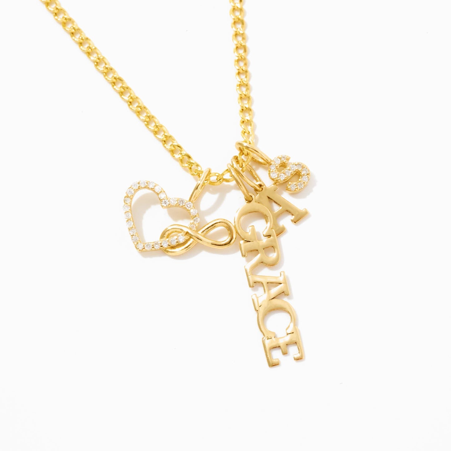 Diamant Buchstabe A Charm