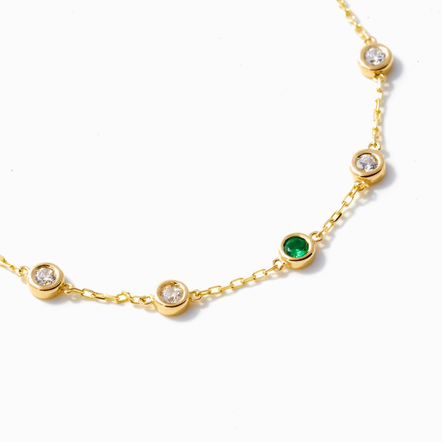 Geburtsstein-Meterware-Armband