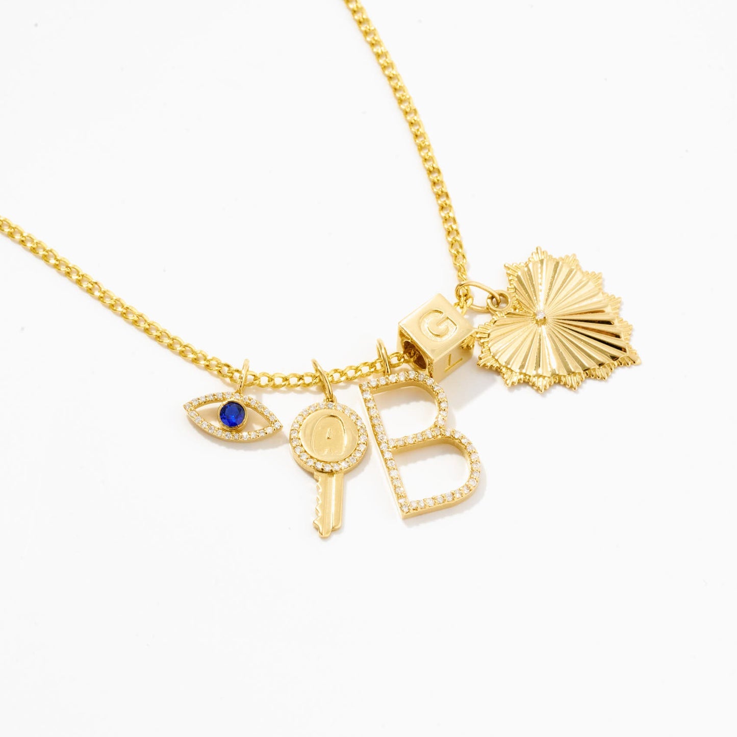 Diamant Buchstaben Charm