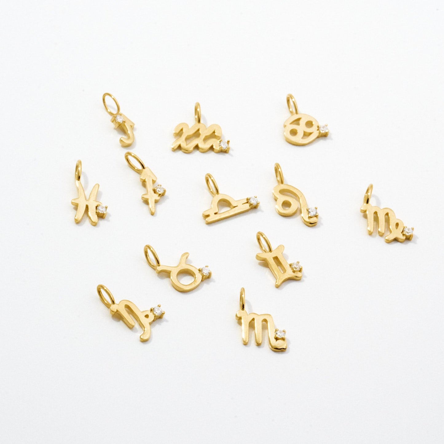 Diamant-Sternzeichen-Charm