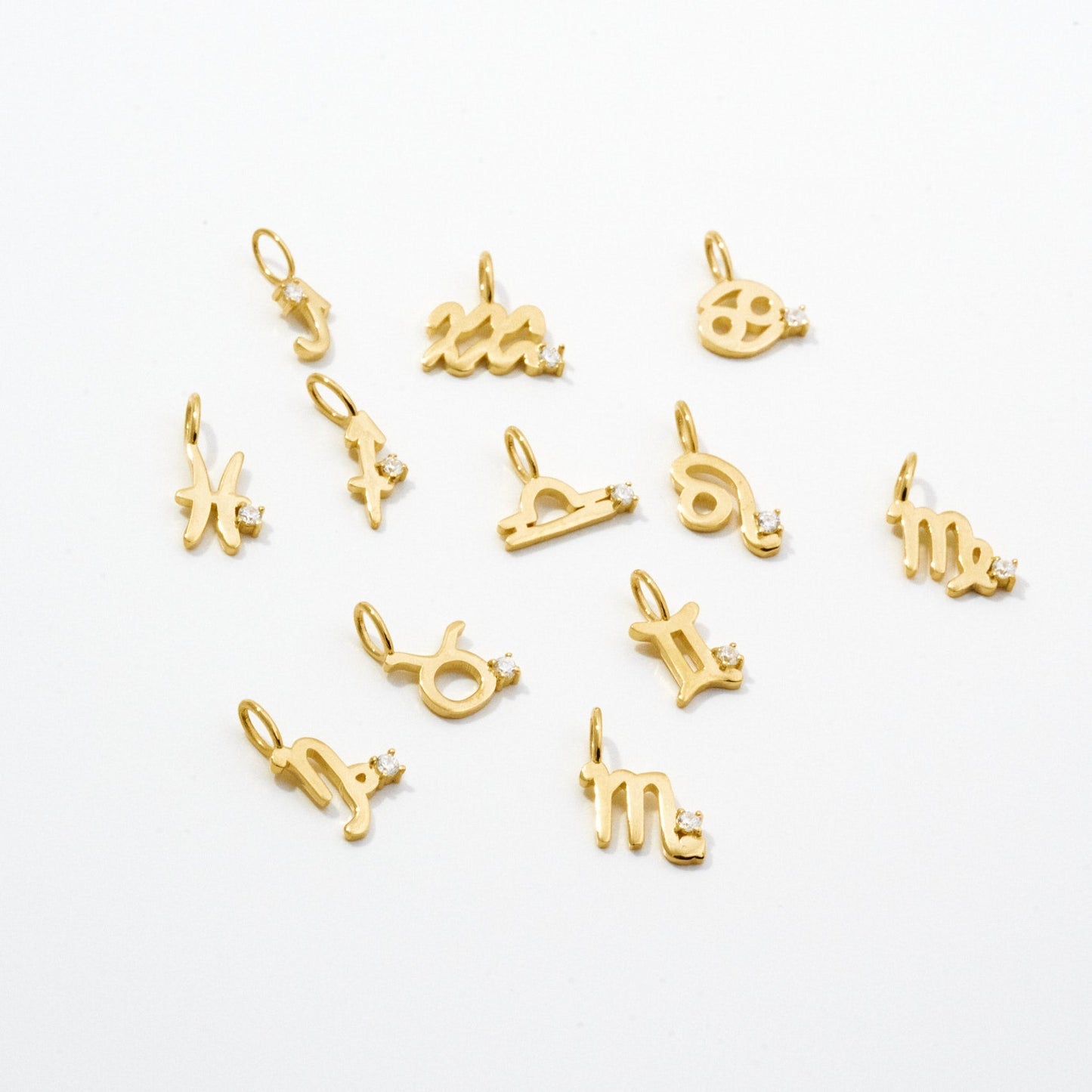 Diamant-Sternzeichen-Charm