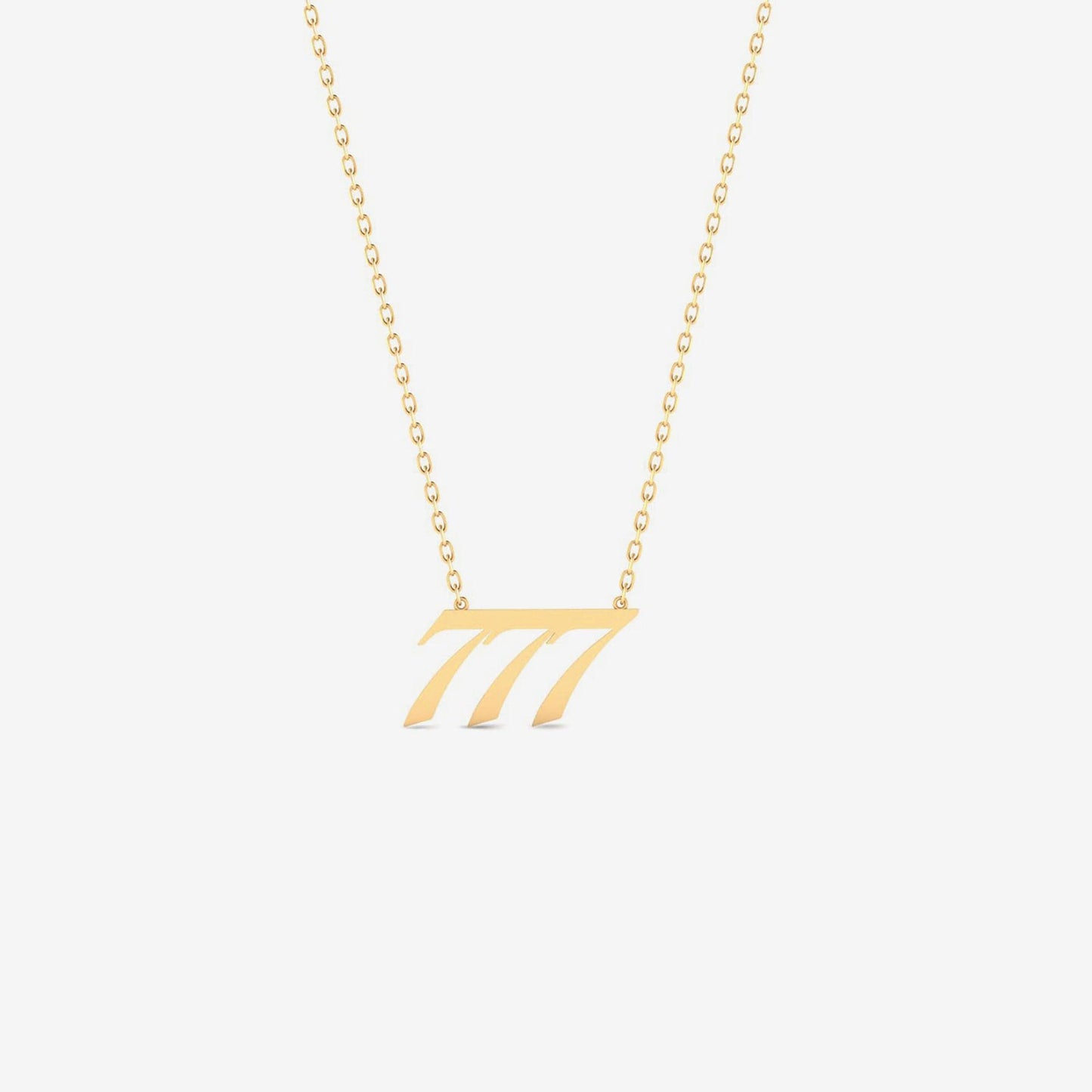 Collier chiffre angélique en or 585