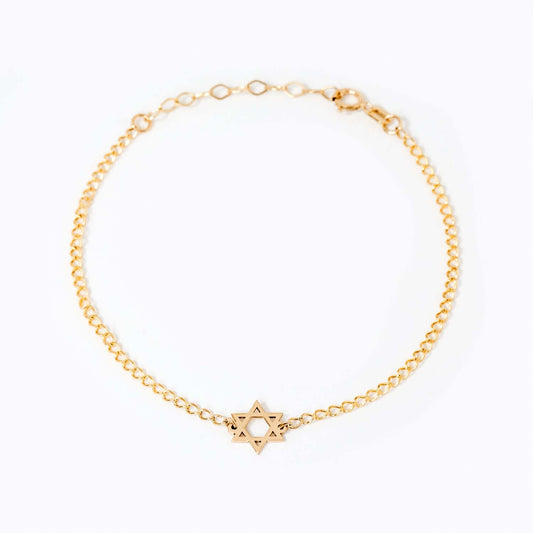 Davidstern-Armbandkette