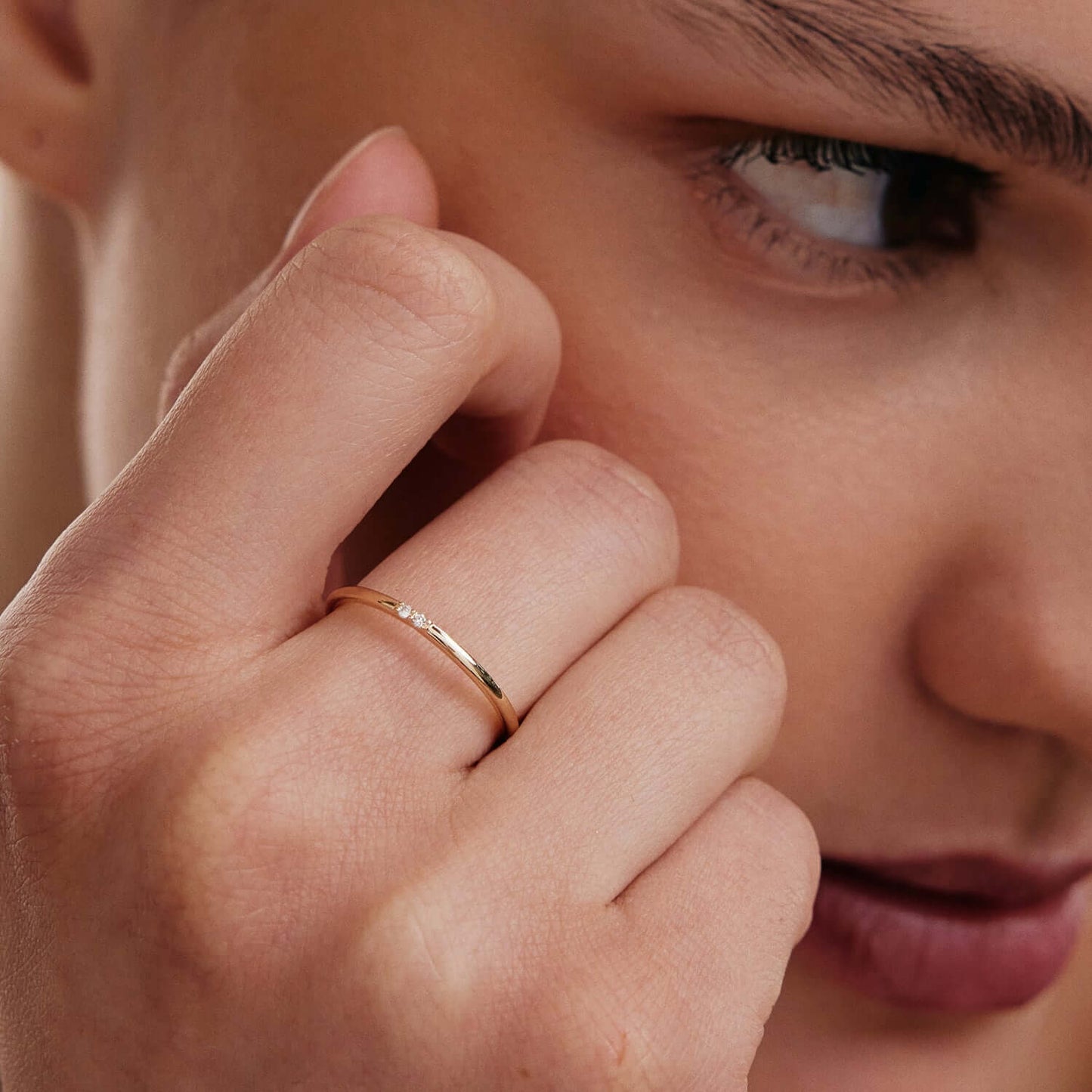 Diamant Minimalist Ring
