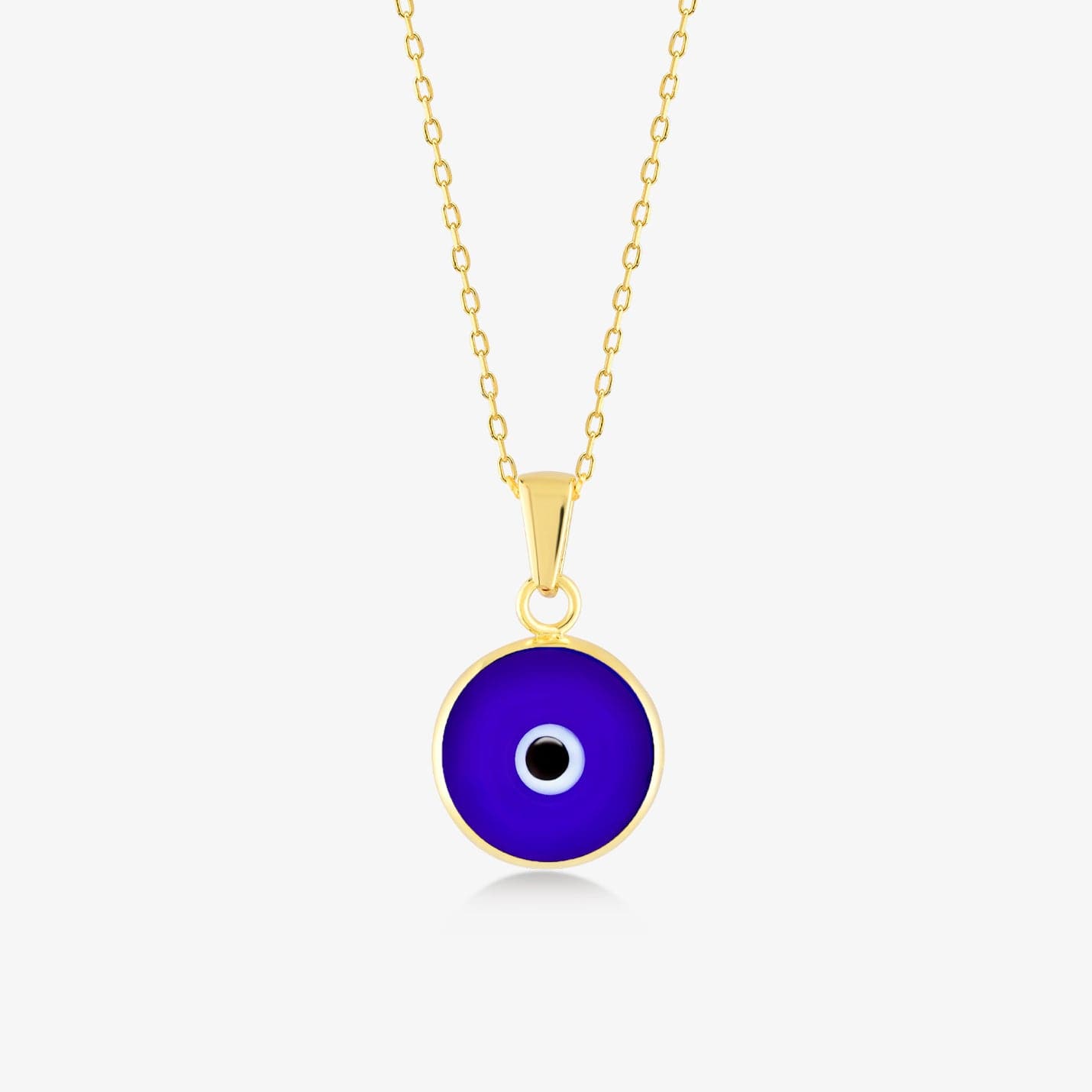 Marineblaue Evil Eye Halskette