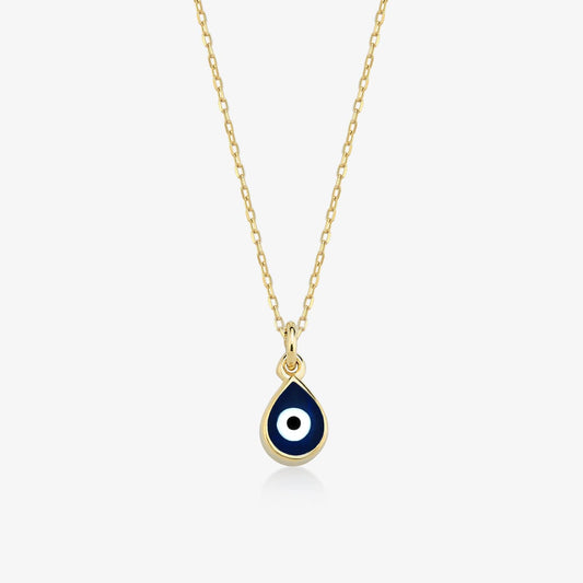Halo -Halskette von Diamond Saphir - Gelin Diamond