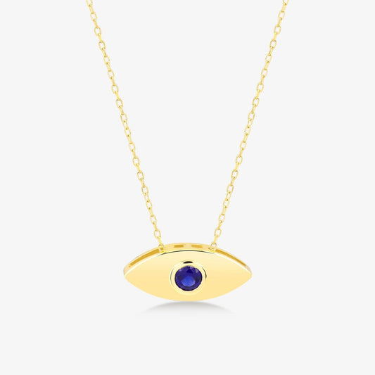 Diamond Saphir Open Evil Eye Armband - Gelin Diamond