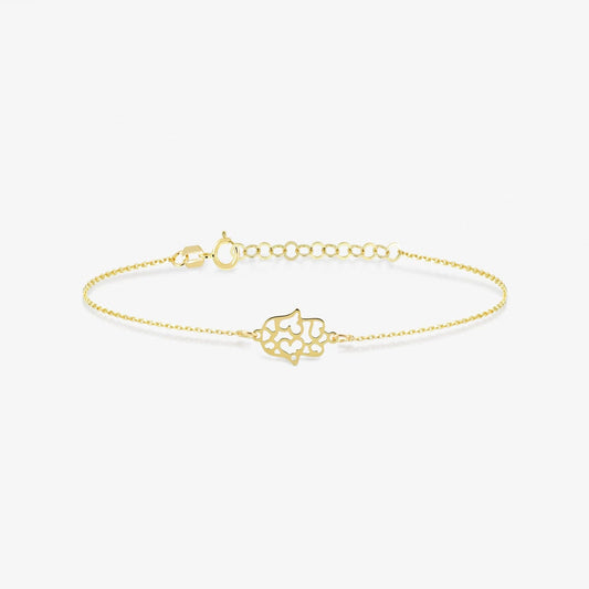 Double Heart Y -Necklace - Gelin Diamond