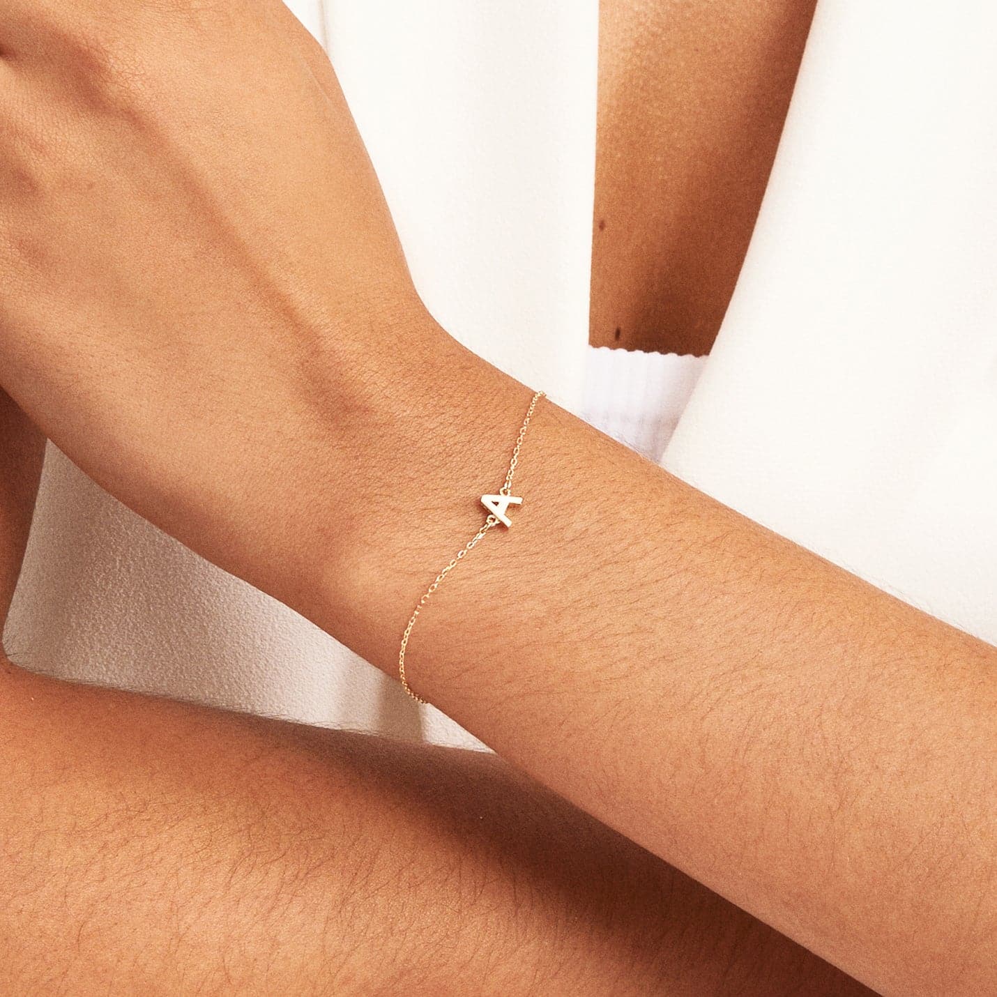 Initiale Armbänder, verstellbar