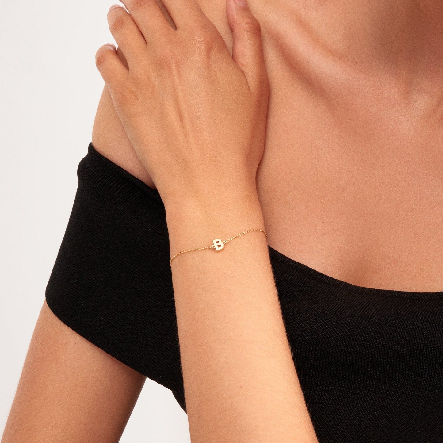 Initiale Armbänder, verstellbar