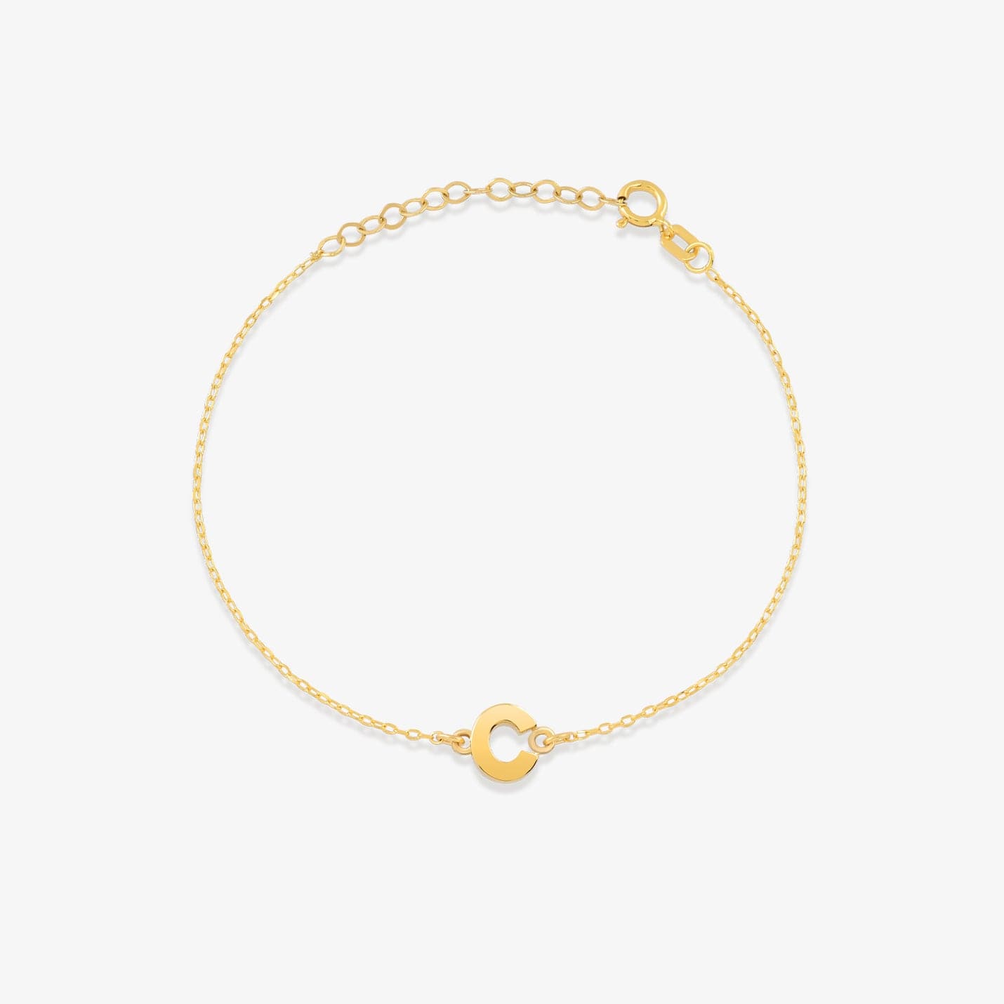 Initiale Armbänder, verstellbar