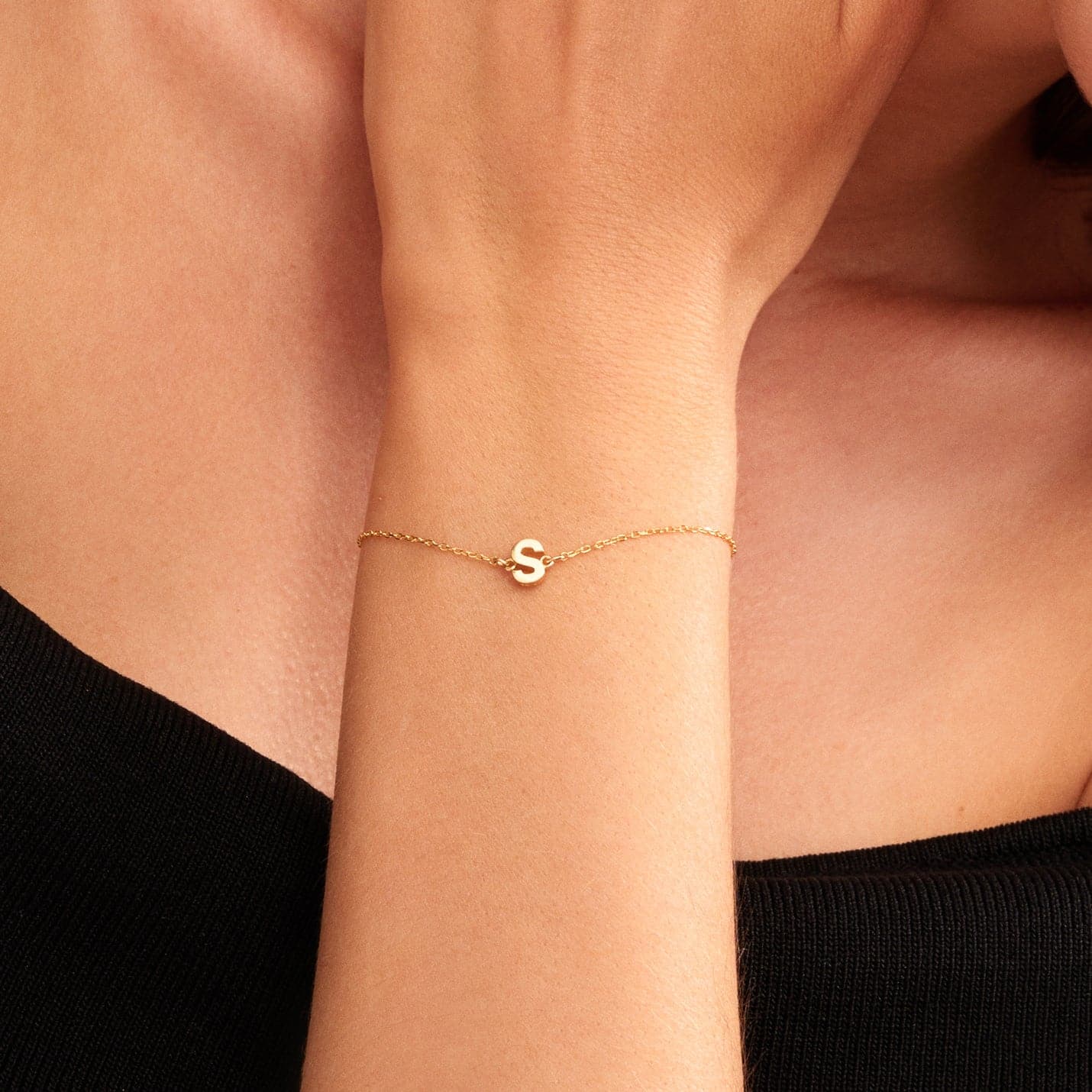 Initiale Armbänder, verstellbar