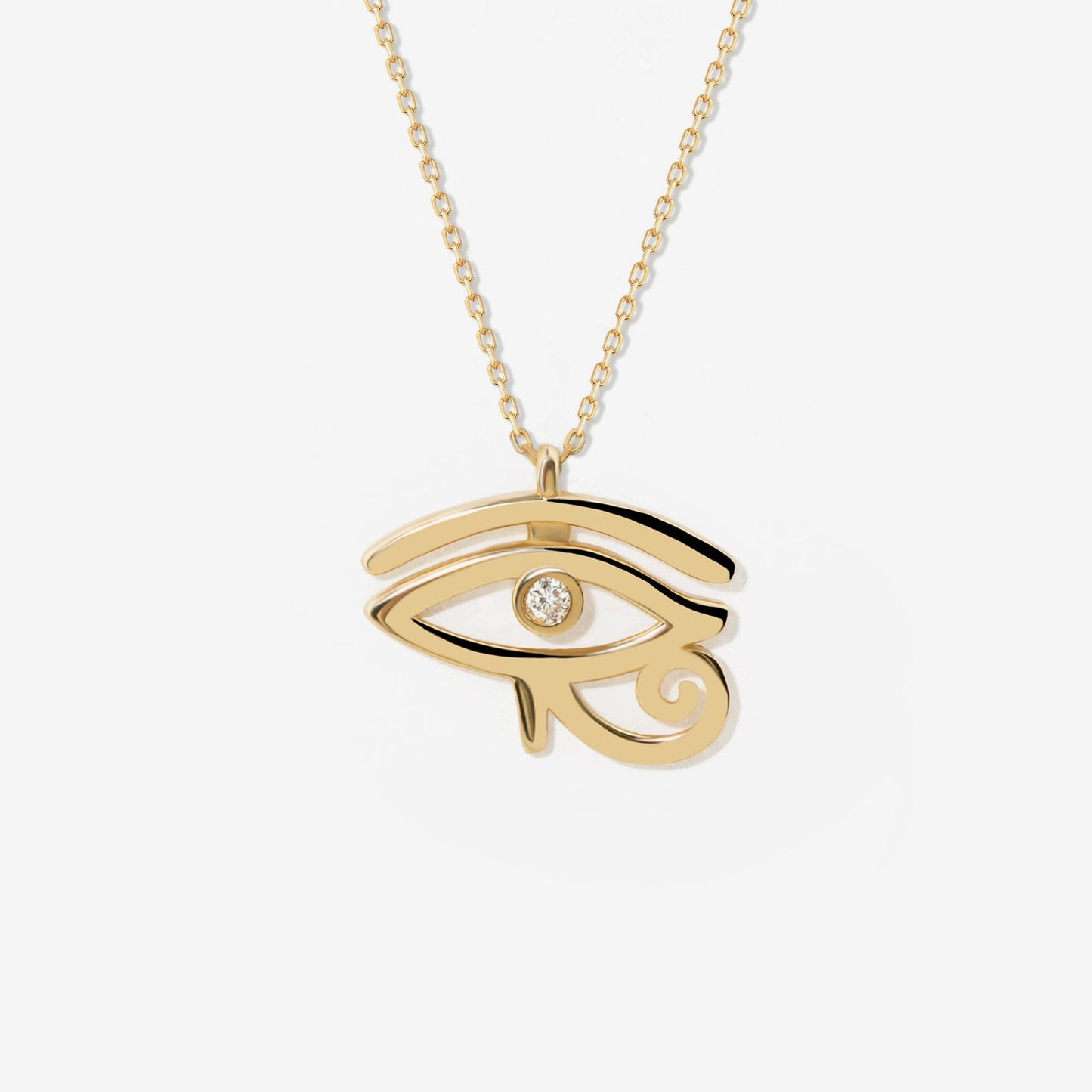 CZ Auge des Horus Halskette