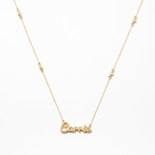 Diamant Carrie Namenskette