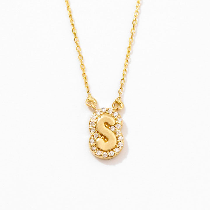 Diamant Bubble Initialkette