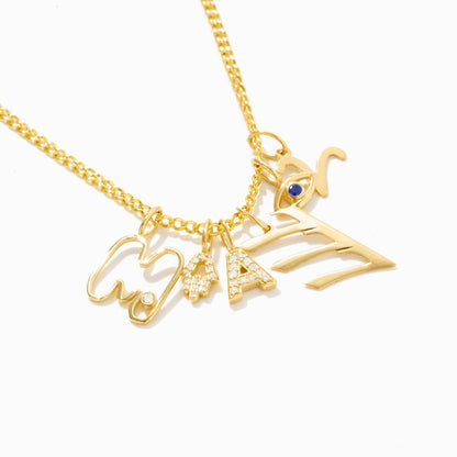 Diamant Buchstabe A Charm
