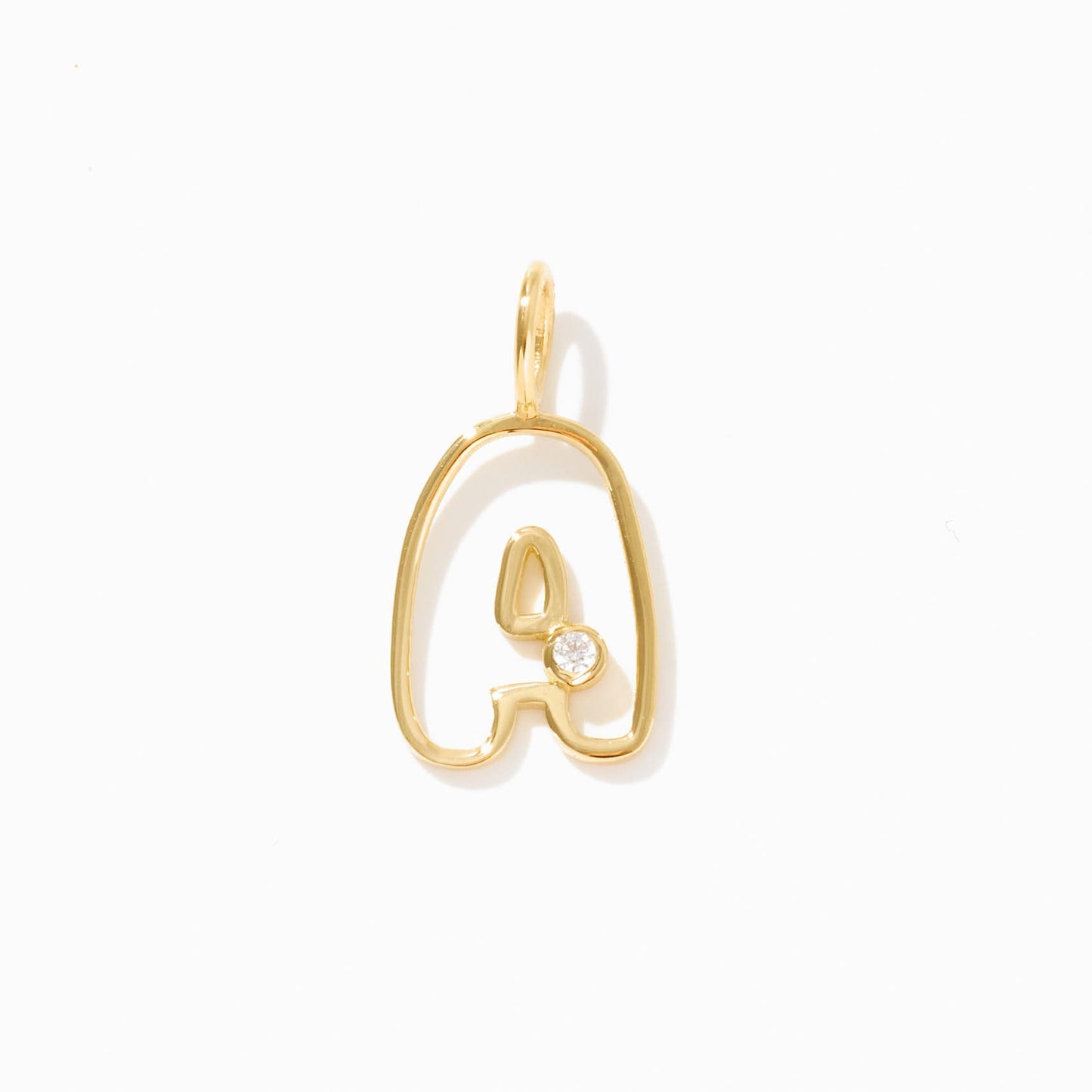 Diamant Buchstabe A Charm
