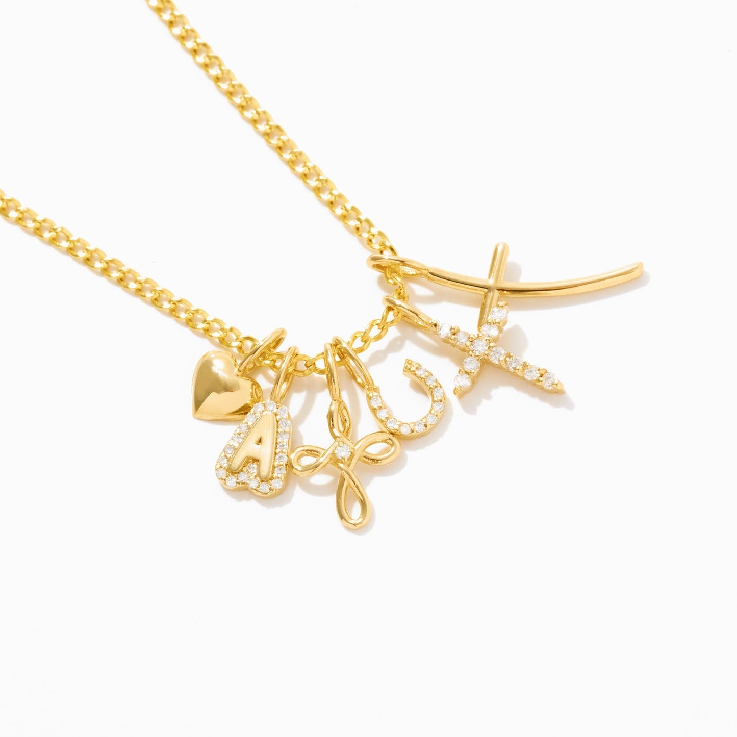 Diamant Hufeisen Charm