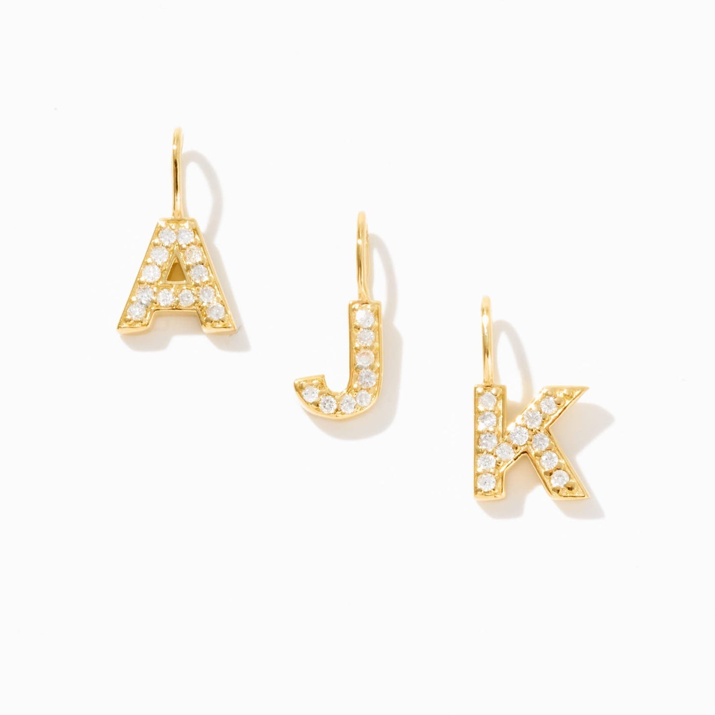 Diamant Buchstaben Charm