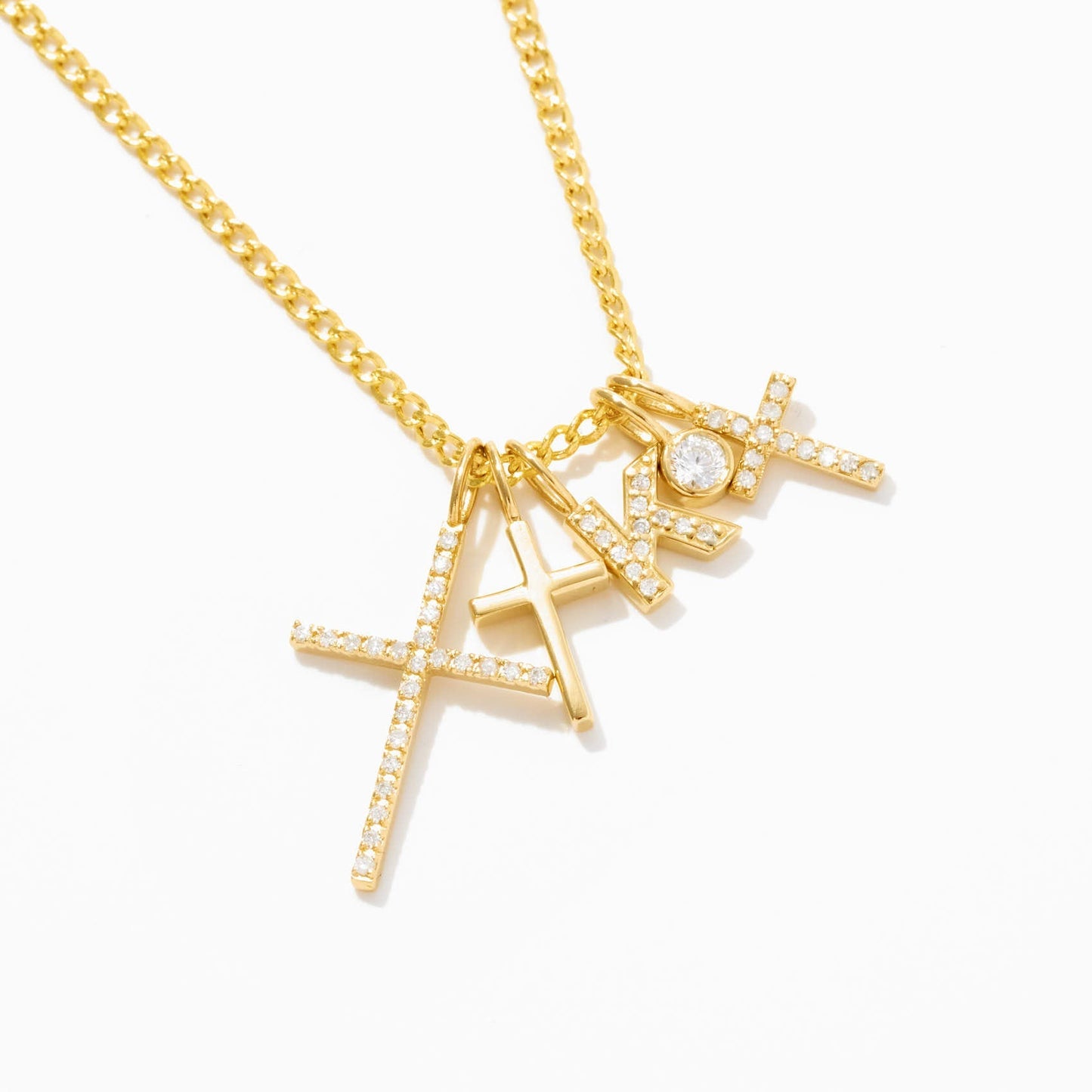 Diamant Buchstaben Charm