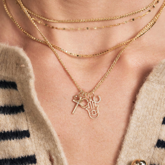 Diamantkreuz-Anhänger