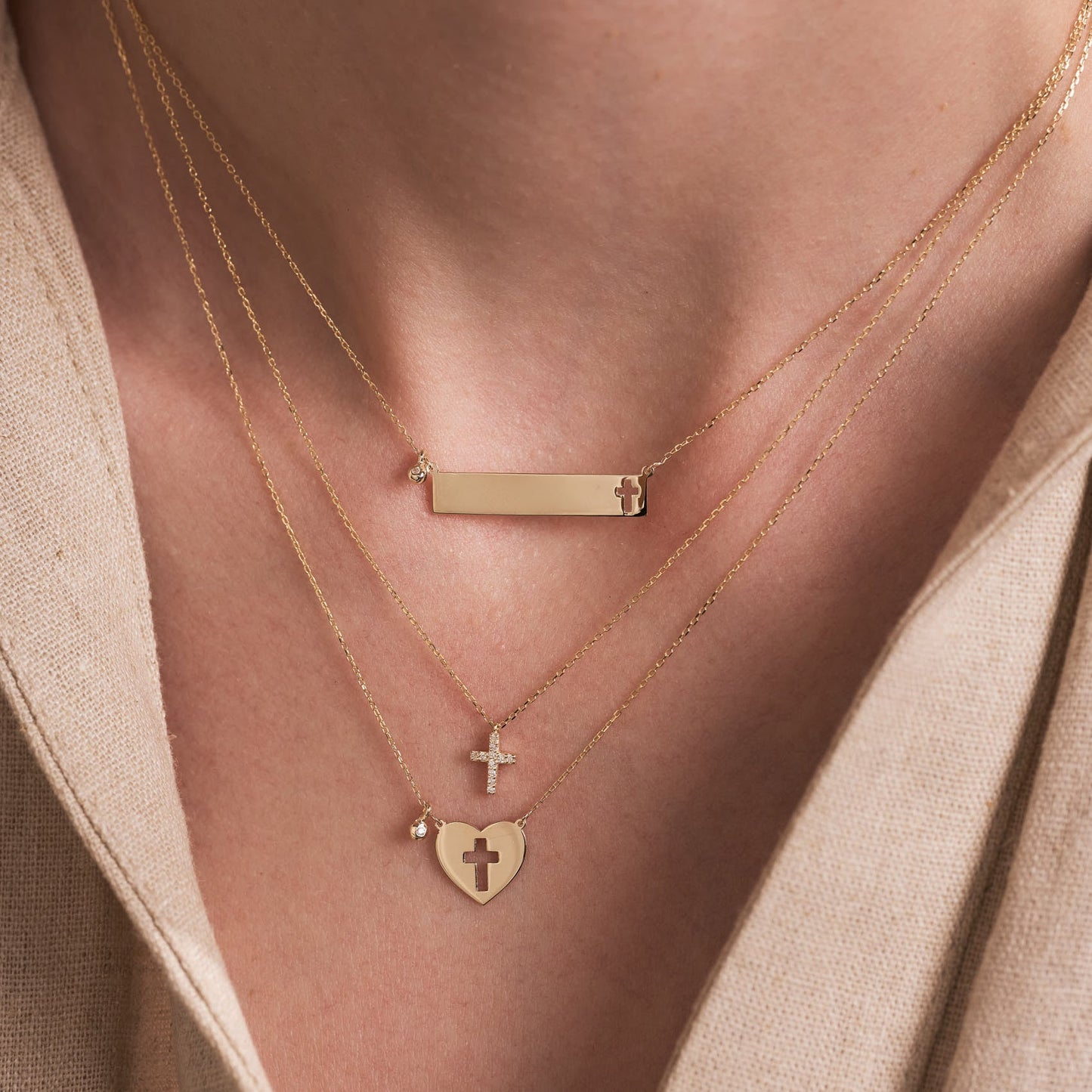 Kleines Diamantkreuz