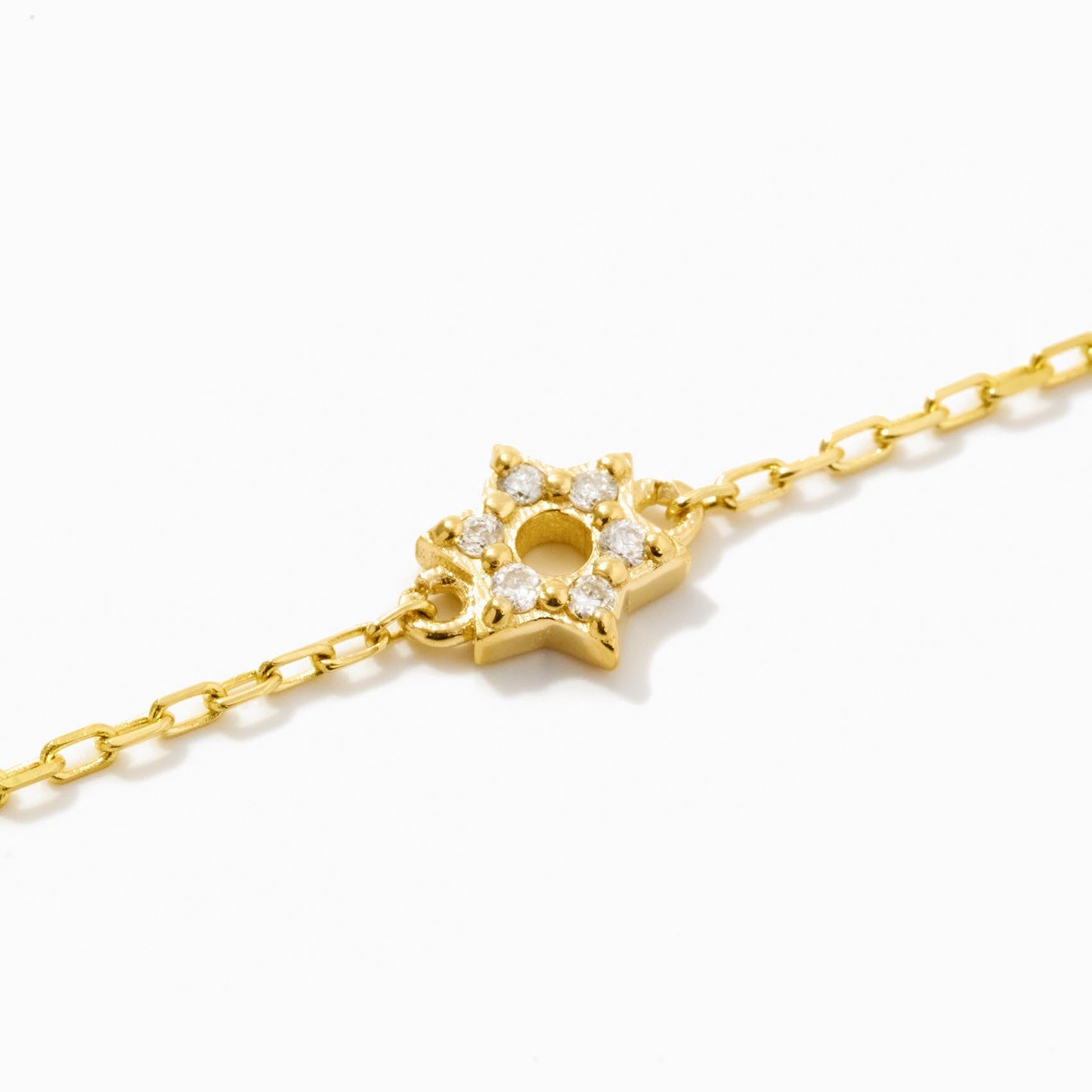 Jüdisches Armband mit Diamanten und Davidstern