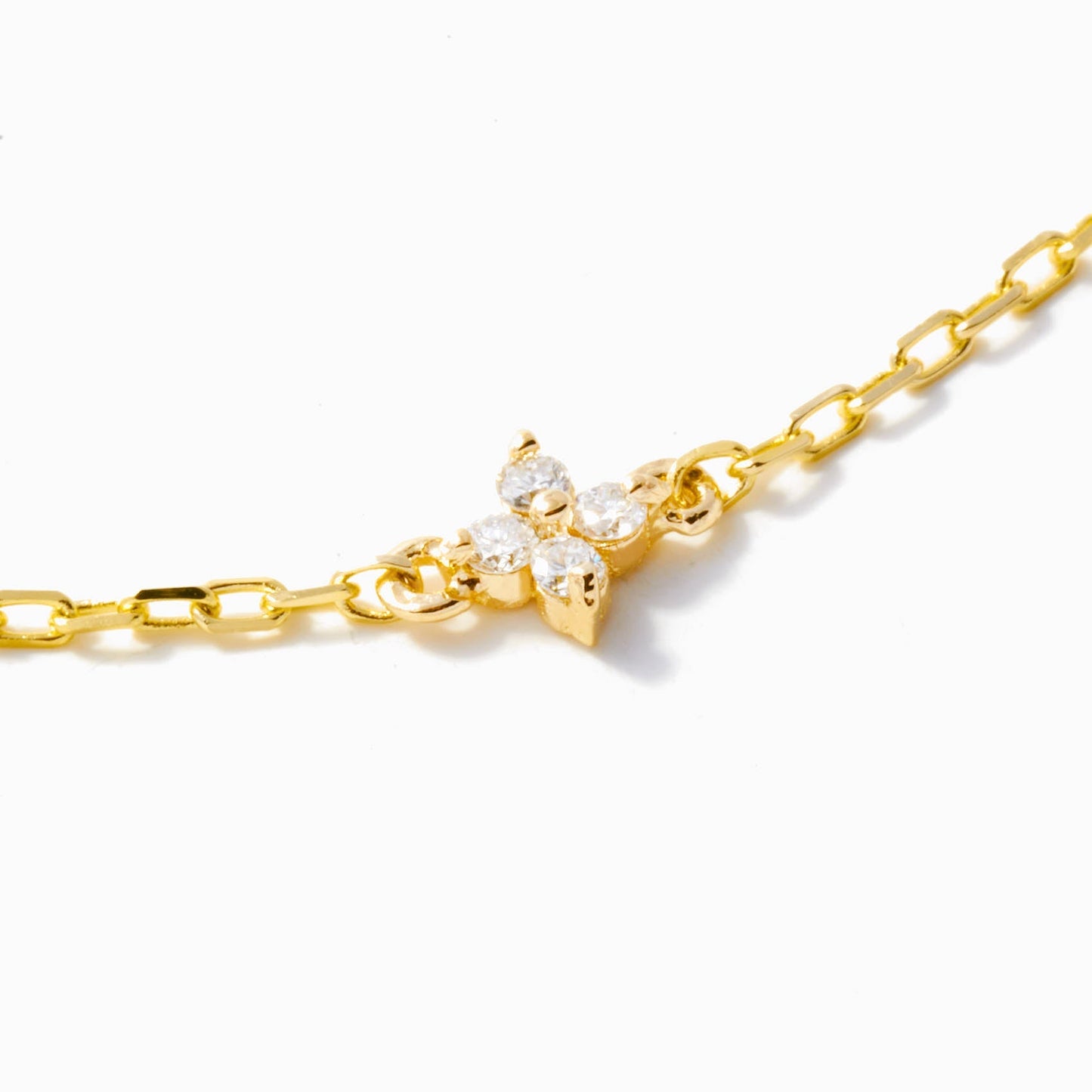 Diamant-Blumenarmband