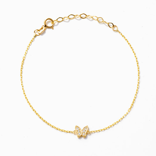 Schmetterlings-Diamantarmband