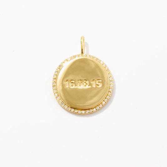 Diamant Datumsanhänger