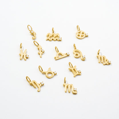 Diamant-Sternzeichen-Charm