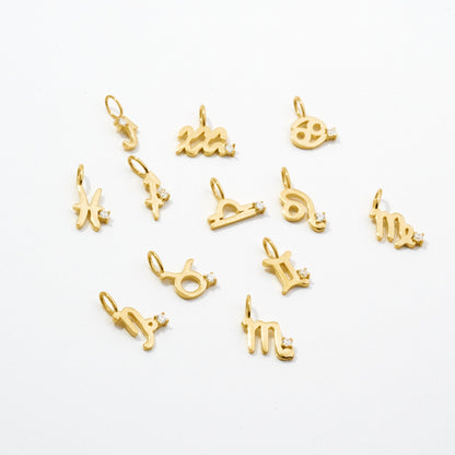 Diamant-Sternzeichen-Charm