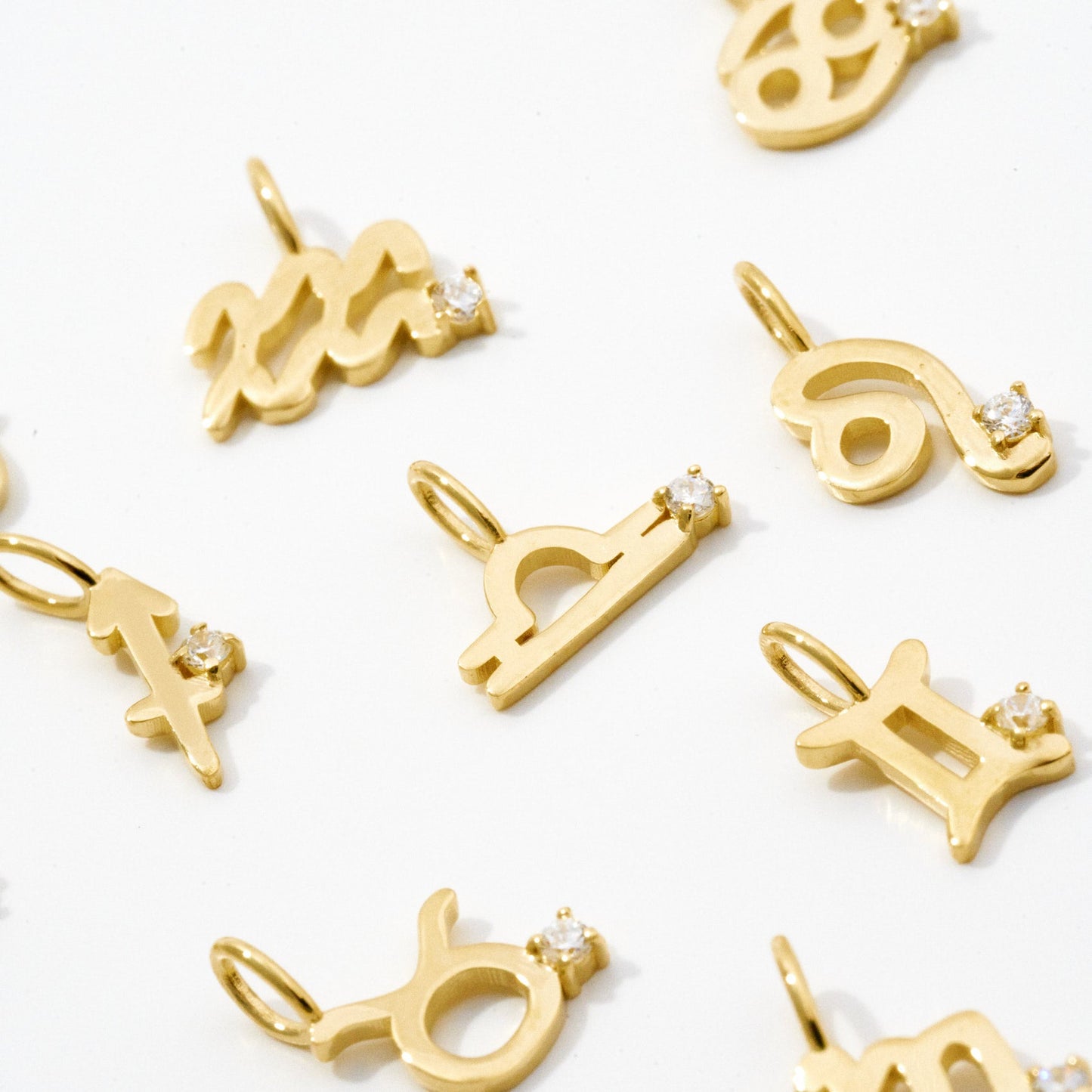Diamant-Sternzeichen-Charm