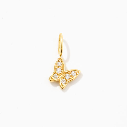 Diamant-Schmetterlings-Charm
