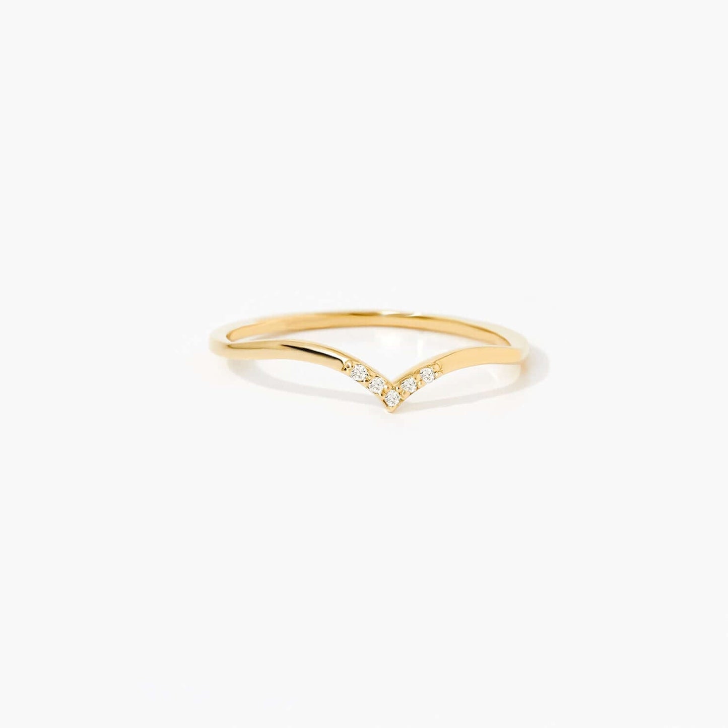 Diamant-Chevron-Ring