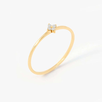 Diamant Blumenring