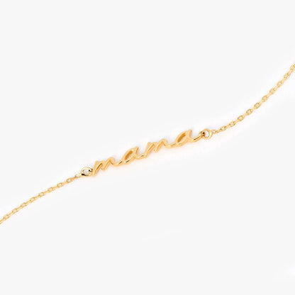 Mama Script Armband