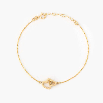Verschlungene Herz-Armband