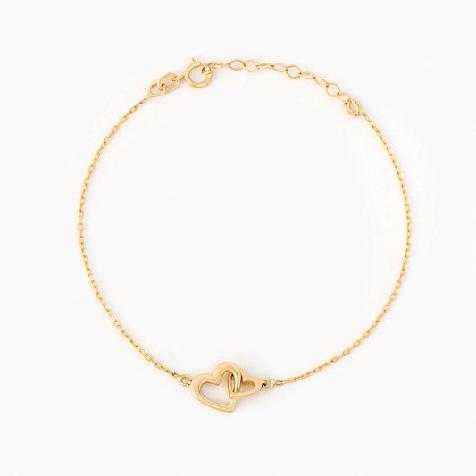 Verschlungene Herz-Armband