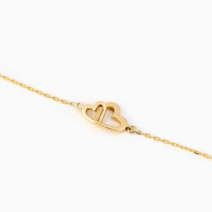 Verschlungene Herz-Armband