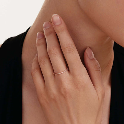 Diamant Halb Ewigkeit Ring