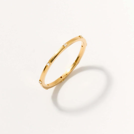 Diamant Stapelring