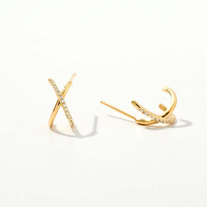 Diamant Criss Cross Creolen