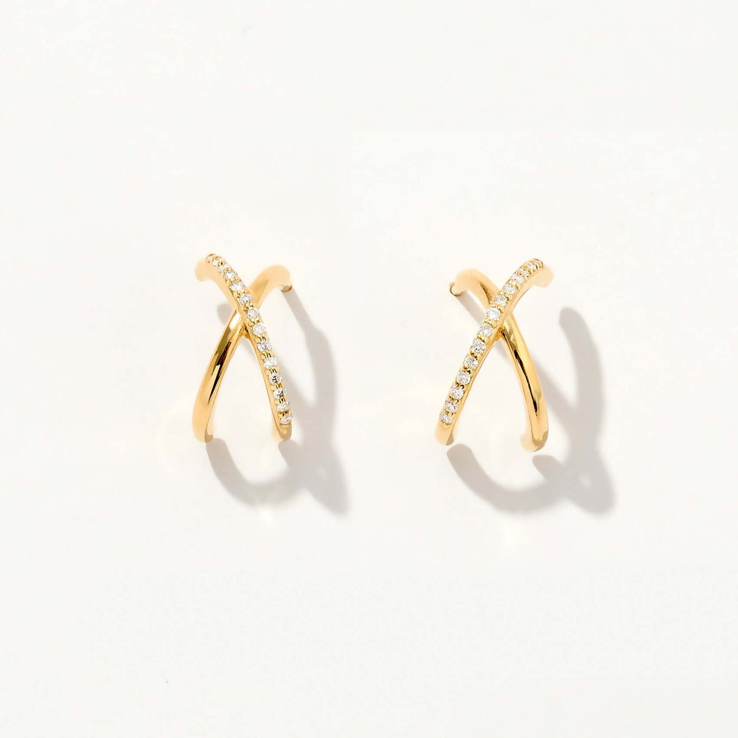 Diamant Criss Cross Creolen