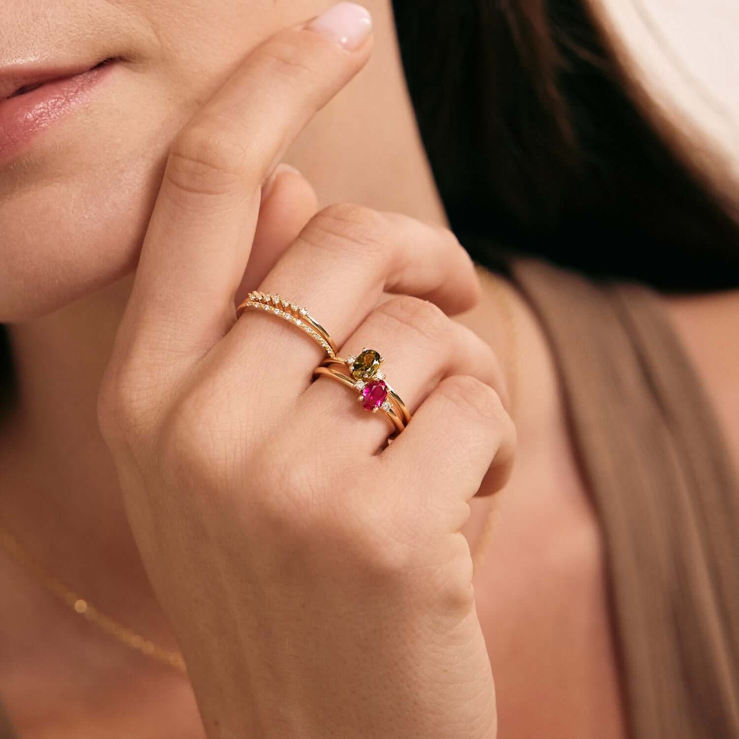 Diamant-Halb-Ewigkeitsring