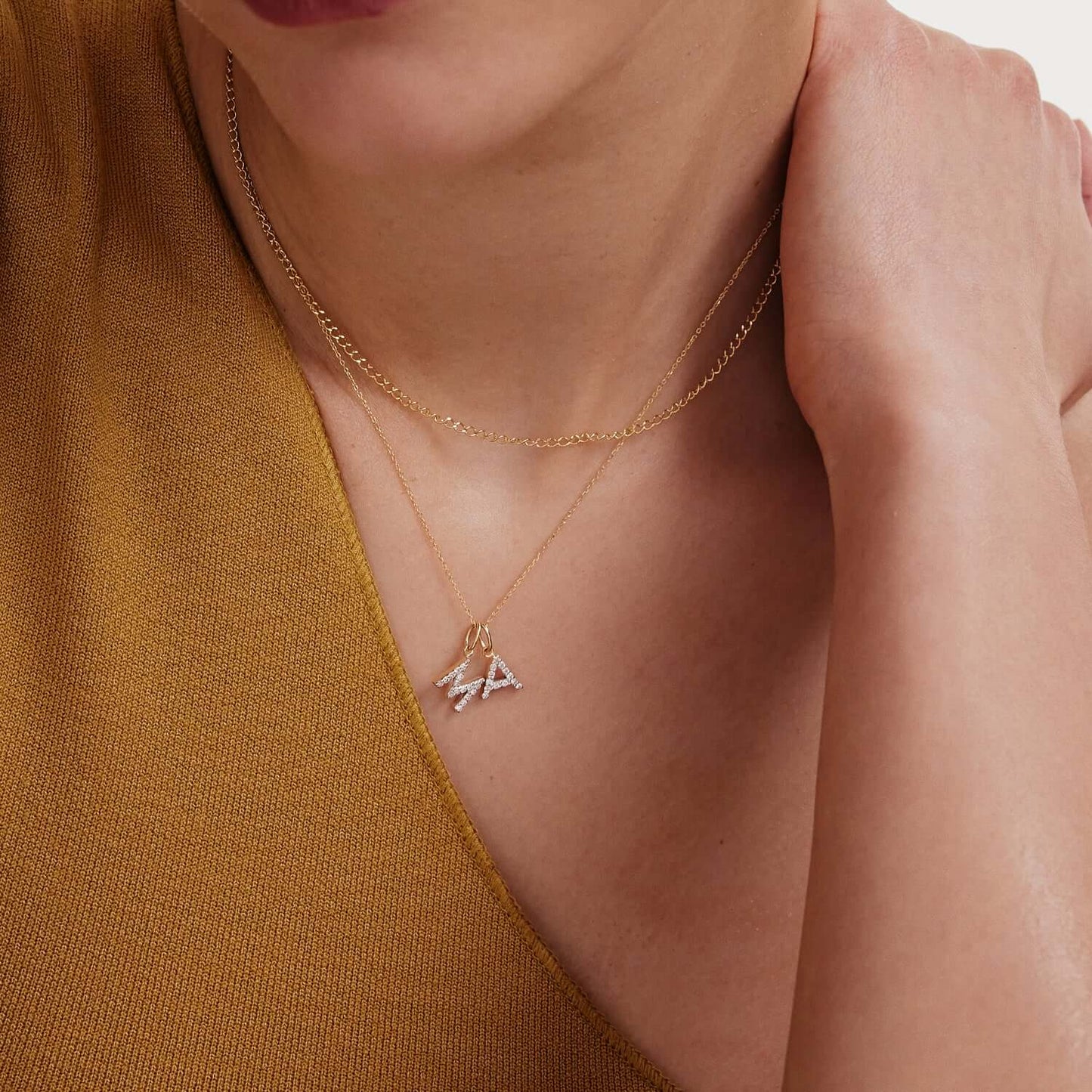 Diamant-Buchstabenkette | Diamant Buchstabe