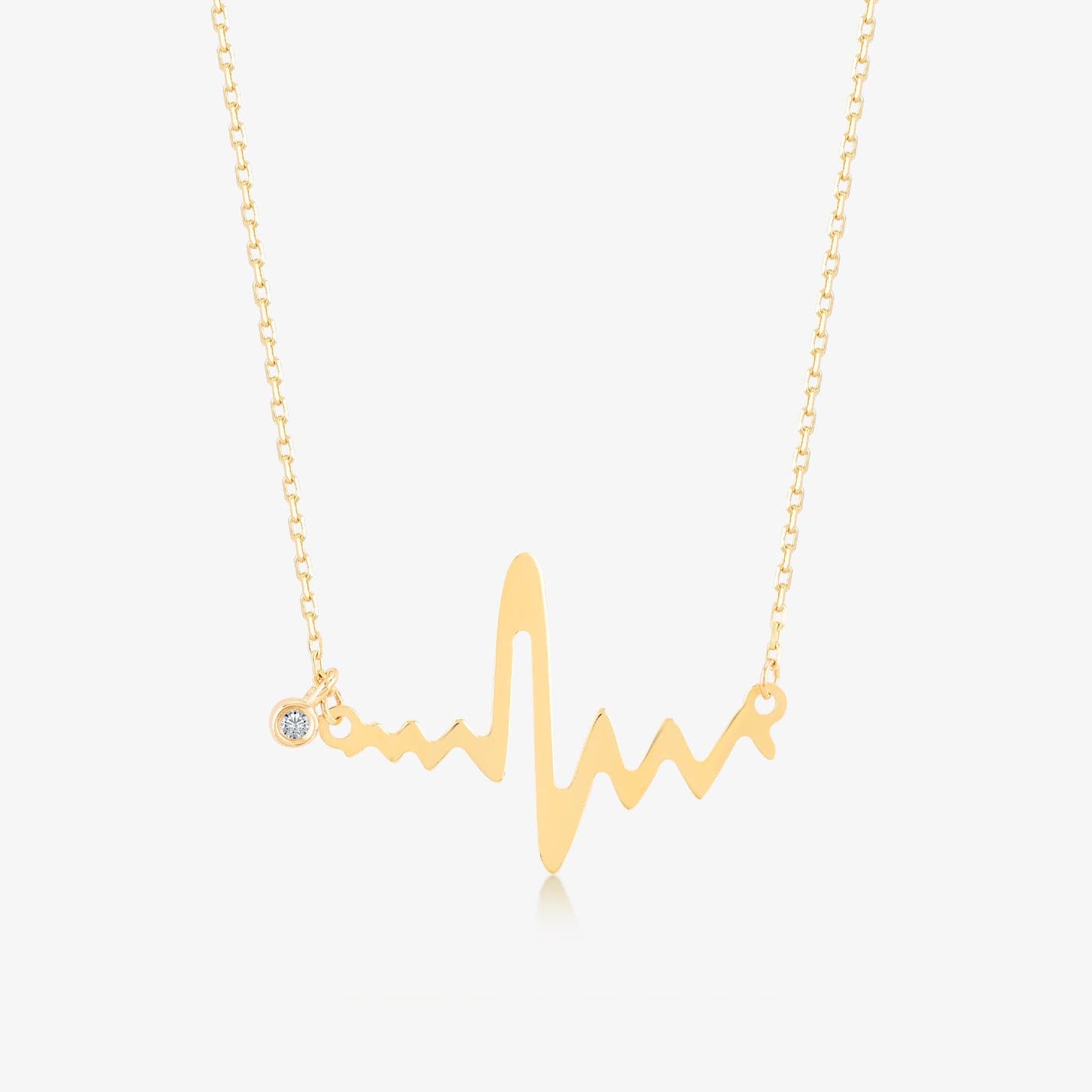 Infinity Heart y -Necklace in 585er Massivgold - Gelin Diamond