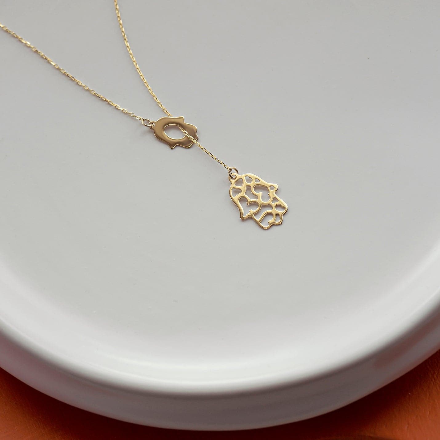 Doppelte Herzschlüsselkette - Gelin Diamond