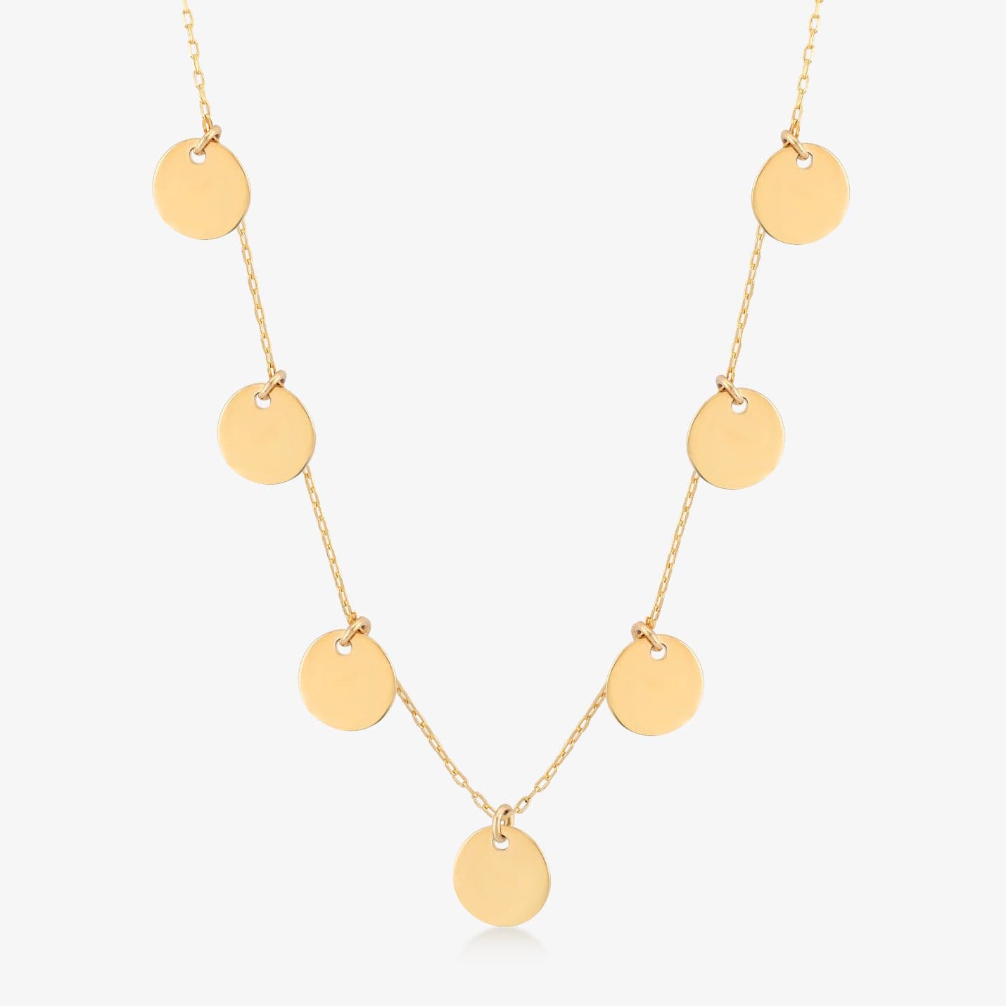 Herzblätter Halskette in 585er Massivgold - Gelin Diamond