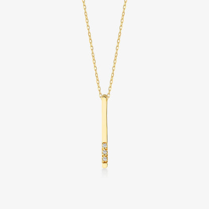 Zweifige Reifenohrringe - Gelin Diamond